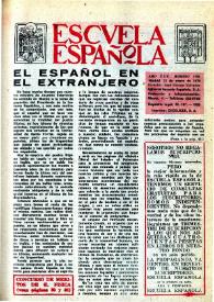 Escuela española. Año XXX, núm. 1791, 21 de enero de 1970