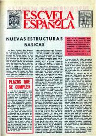 Escuela española. Año XXX, núm. 1793, 28 de enero de 1970