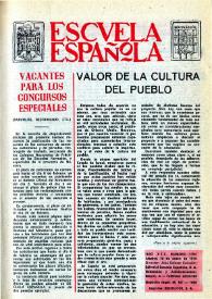 Escuela española. Año XXX, núm. 1794, 30 de enero de 1970