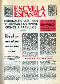 Portada:Escuela española. Año XXX, núm. 1798, 12 de febrero de 1970