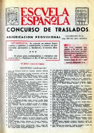 Portada:Escuela española. Año XXX, núm. 1810, 4 de abril de 1970