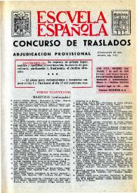 Portada:Escuela española. Año XXX, núm. 1812, 7 de abril de 1970