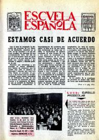 Portada:Escuela española. Año XXX, núm. 1814, 15 de abril de 1970