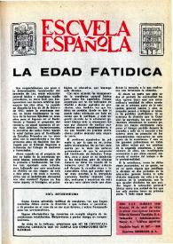 Portada:Escuela española. Año XXX, núm. 1816, 22 de abril de 1970