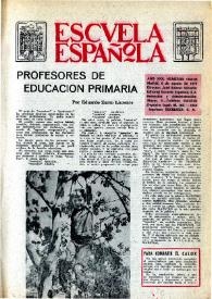 Portada:Escuela española. Año XXX, núm. 1845-46, 6 de agosto de 1970