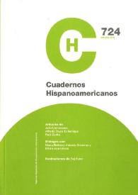 Portada:Cuadernos Hispanoamericanos. Núm. 724, octubre 2010
