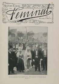 Portada:Feminal. Any 1917, núm. 121 (27 maig 1917)