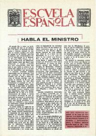 Portada:Escuela española. Año XXXI, núm. 1927, 12 de mayo de 1971