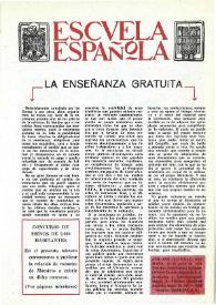 Portada:Escuela española. Año XXXI, núm. 1937, 16 de junio de 1971