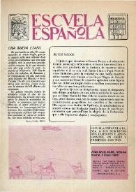 Escuela española. Año XXIX, núm. 1693-94, 2 de enero de 1969