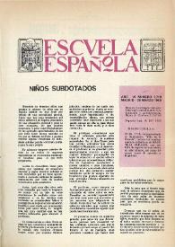 Portada:Escuela española. Año VI, núm. 1719, 28 de marzo de 1969 [sic]