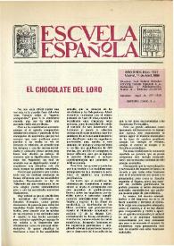 Portada:Escuela española. Año XXIX, núm. 1721, 11 de abril de 1969