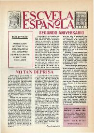 Portada:Escuela española. Año XXIX, núm. 1724, 23 de abril de 1969