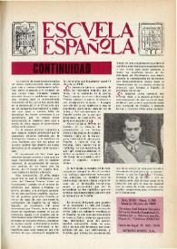 Portada:Escuela española. Año XXIX, núm. 1750, 30 de julio de 1969