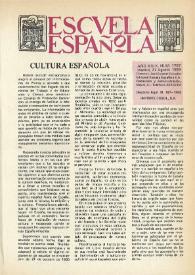 Portada:Escuela española. Año XXIX, núm. 1757, 27 de agosto de 1969