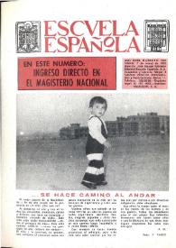 Escuela española. Año XXXII, núm. 1983, 7 de enero de 1972 | Biblioteca Virtual Miguel de Cervantes