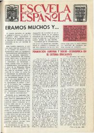 Portada:Escuela española. Año XXXII, núm. 2063, 29 de noviembre de 1972