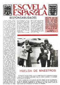 Portada:Escuela española. Año XXXIII, núm. 2075, 17 de enero de 1973