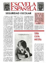 Escuela española. Año XXXIII, núm. 2076, 19 de enero de 1973