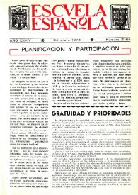 Escuela española. Año XXXIV, núm. 2164, 24 de enero de 1974