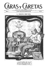 Portada:Caras y caretas : semanario festivo, literario, artístico y de actualidades. Año II, núm. 63, 16 de diciembre de 1899