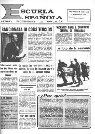 Escuela española. Año XXXIX, núm. 2459, 3 de enero de 1979