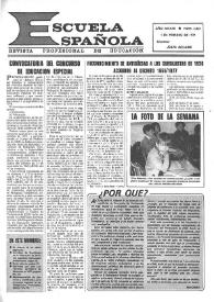 Escuela española. Año XXXIX, núm. 2463, 1 de febrero de 1979