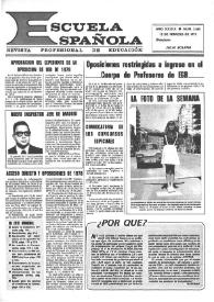 Escuela española. Año XXXIX, núm. 2465, 15 de febrero de 1979
