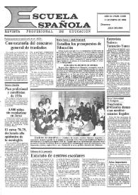 Escuela española. Año XL, núm. 2508, 17 de enero de 1980