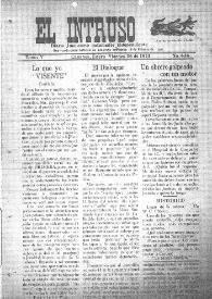 Portada:El intruso. Diario Joco-serio netamente independiente. Tomo V, núm. 436, viernes 26 de enero de 1923