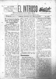 Portada:El intruso. Diario Joco-serio netamente independiente. Tomo VI, núm. 528, domingo 13 de mayo de 1923