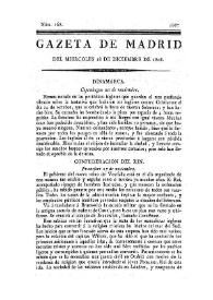 Portada:Gazeta de Madrid. 1808. Núm. 168, 28 de diciembre de 1808