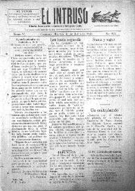 Portada:El intruso. Diario Joco-serio netamente independiente. Tomo VI, núm. 571, martes 3 de julio de 1923