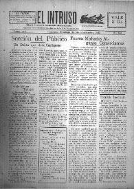 Portada:El intruso. Diario Joco-serio netamente independiente. Tomo VII, núm. 641, domingo 23 de septiembre de 1923