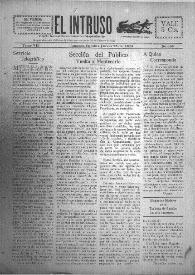 Portada:El intruso. Diario Joco-serio netamente independiente. Tomo VII, núm. 668, jueves 25 de octubre de 1923
