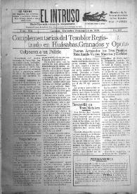 Portada:El intruso. Diario Joco-serio netamente independiente. Tomo VIII, núm. 718, domingo 23 de diciembre de 1923