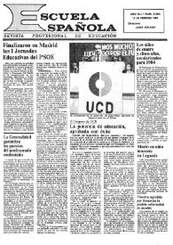 Escuela española. Año XLI, núm. 2564, 12 de febrero de 1981