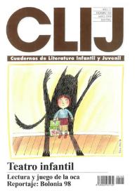 Portada:CLIJ. Cuadernos de literatura infantil y juvenil. Año 11, núm. 105, mayo 1998