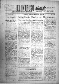 Portada:El intruso. Diario Joco-serio netamente independiente. Tomo VIII, núm. 764, domingo 17 de febrero de 1924