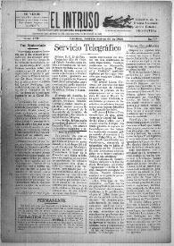 Portada:El intruso. Diario Joco-serio netamente independiente. Tomo VIII, núm. 771, martes 26 de febrero de 1924