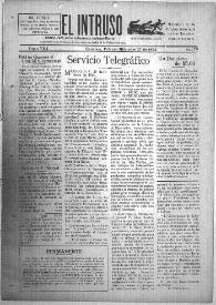 Portada:El intruso. Diario Joco-serio netamente independiente. Tomo VIII, núm. 772, miércoles 27 de febrero de 1924
