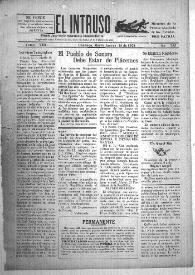 Portada:El intruso. Diario Joco-serio netamente independiente. Tomo VIII, núm. 785, jueves 13 de marzo de 1924