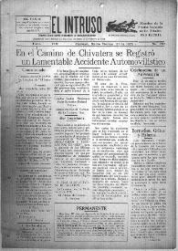 Portada:El intruso. Diario Joco-serio netamente independiente. Tomo VIII, núm. 792, viernes 21 de marzo de 1924