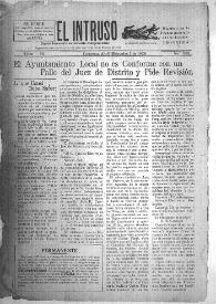 Portada:El intruso. Diario Joco-serio netamente independiente. Tomo IX, núm. 802, miércoles 2 de abril de 1924