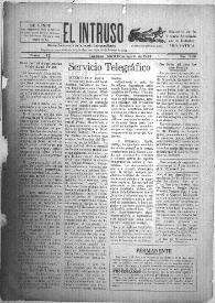 Portada:El intruso. Diario Joco-serio netamente independiente. Tomo IX, núm. 806, domingo 6 de abril de 1924