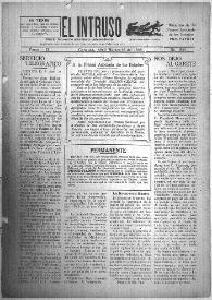 Portada:El intruso. Diario Joco-serio netamente independiente. Tomo IX, núm. 824, martes 29 de abril de 1924
