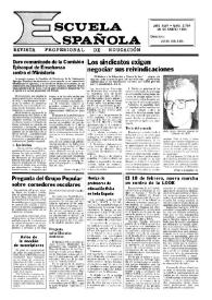 Portada:Escuela española. Año XLIV, núm. 2704, 26 de enero de 1984