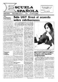 Escuela española. Año XLIV, núm. 2705, 2 de febrero de 1984