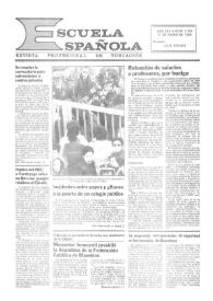 Escuela española. Año XLV, núm. 2751, 17 de enero de 1985