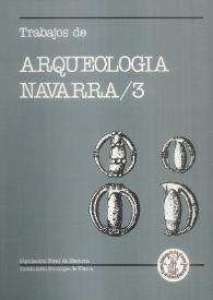 Portada:Trabajos de arqueología navarra. Núm. 3, 1982